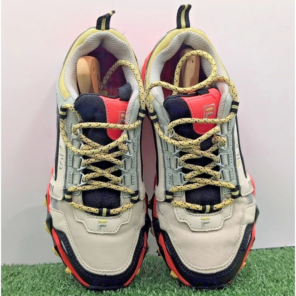 Fila Trail Running Hiking Shoes Women's‎ 6 M Oakmont Orange White 5JM00276-119